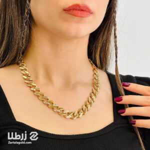 گردنبند کارتیه مات و تراش کد N16390
