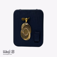پلاک طلا طرح فیوژنی کد P18578